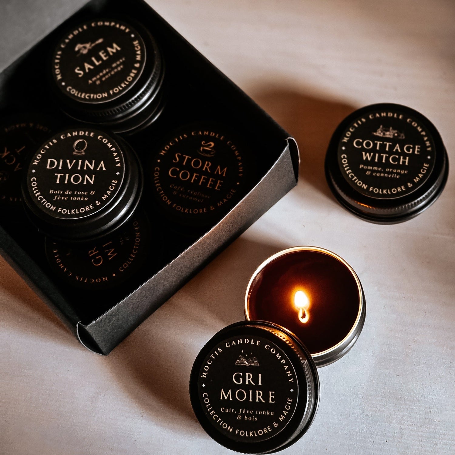 ÉCHANTILLONS "COFFRET D'ENVOÛTEMENT"