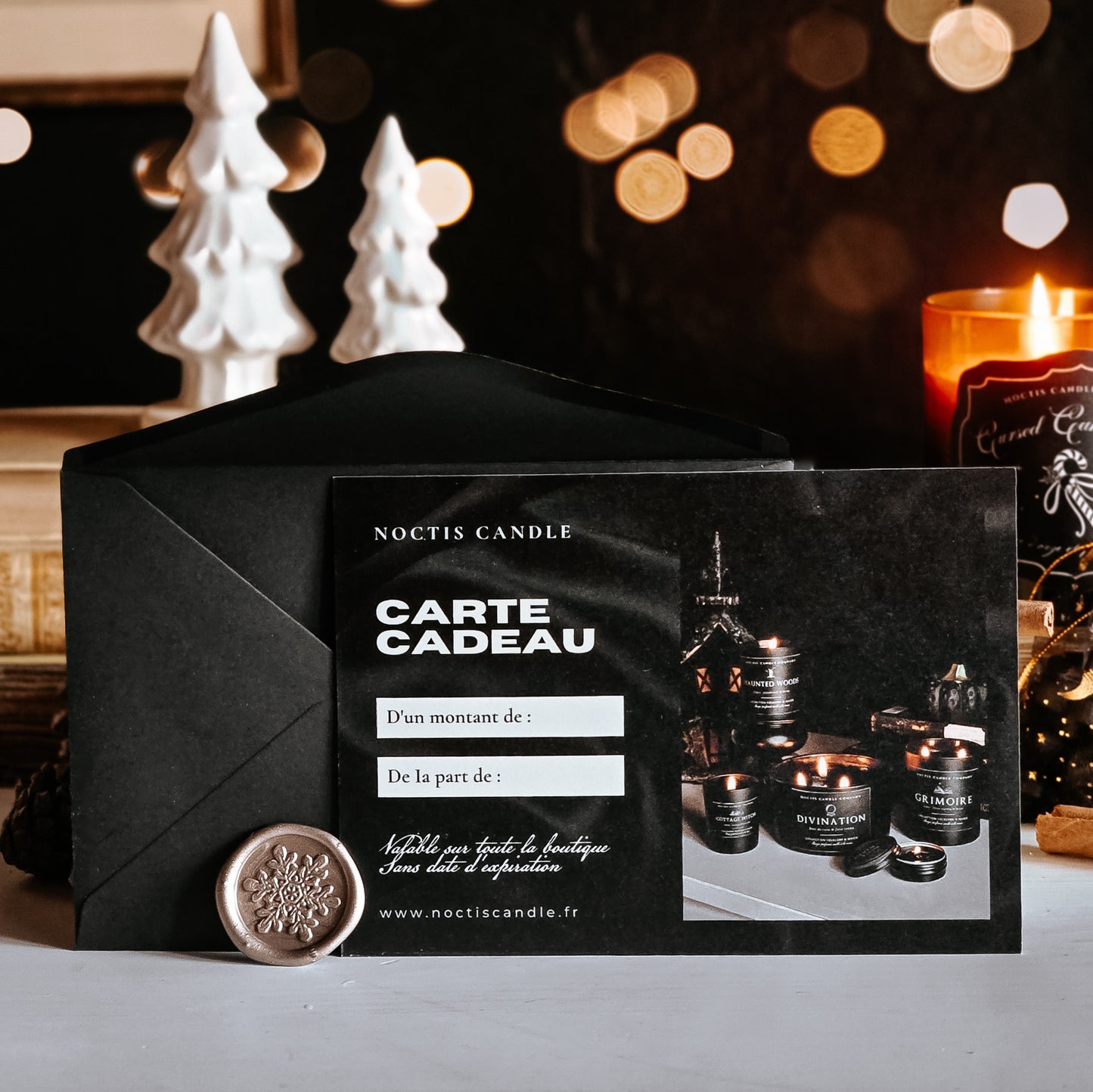 CARTE CADEAU PHYSIQUE + étoile dorée